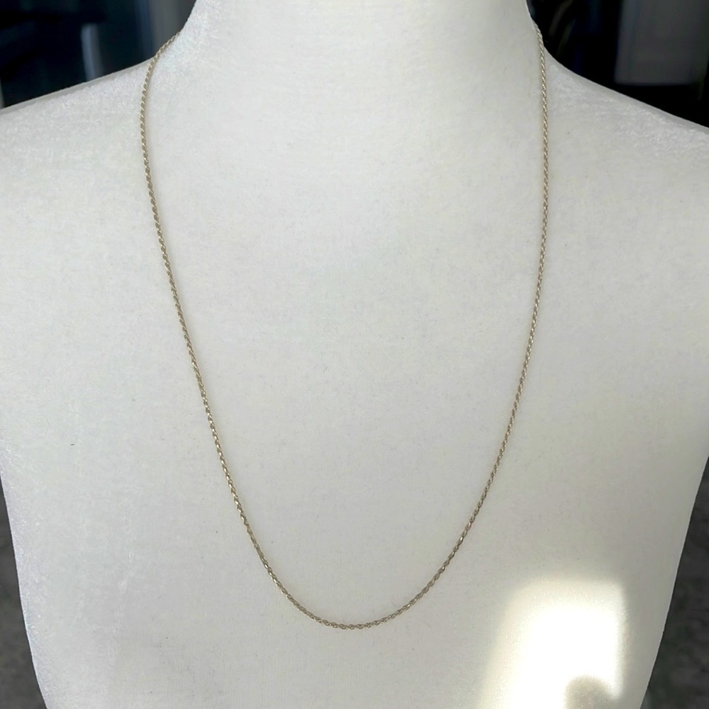 Sterling Silver 925 Made in Italy rope necklace